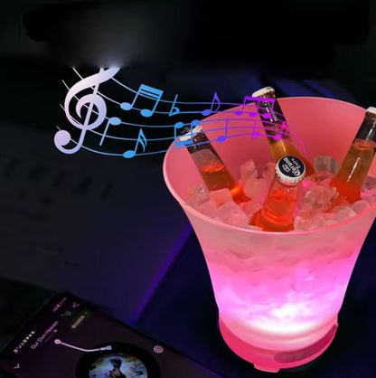 🎵 ICE & SOUND™ Hielera con Luz Led y Parlante Bluetooth 💃